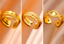 رینگ طلای زرد زنانه (جدیدترین مدل های ترند امسال ۱۴۰۴ - ۲۰۲۵)