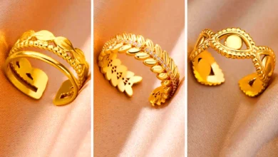رینگ طلای زرد زنانه (جدیدترین مدل های ترند امسال ۱۴۰۴ - ۲۰۲۵)