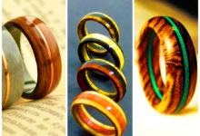 رینگ چوبی ژورنالی (جدیدترین مدل های ترند امسال ۱۴۰۴ - ۲۰۲۵)