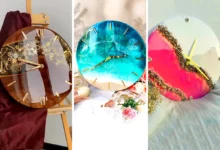 ساعت دیواری رزینی جدید (جدیدترین مدل های ترند امسال ۱۴۰۴ - ۲۰۲۵)