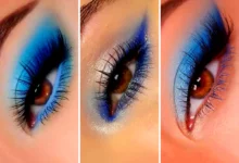 سایه چشم شیک آبی (جدیدترین مدل های ترند امسال ۱۴۰۴ - ۲۰۲۵)