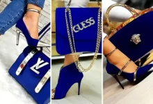 ست آبی کاربنی جدید کیف و کفش زنانه (جدیدترین مدل های ترند امسال ۱۴۰۴ - ۲۰۲۵)