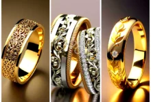 ست حلقه باکلاس طلا (جدیدترین مدل های ترند امسال ۱۴۰۴ - ۲۰۲۵)