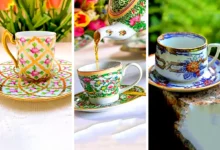 ست فنجون نعلبکی لوکس (جدیدترین مدل های ترند امسال ۱۴۰۴ - ۲۰۲۵)