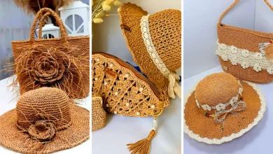 ست کیف و کفش مدرن حصیری (جدیدترین مدل های ترند امسال ۱۴۰۴ - ۲۰۲۵)