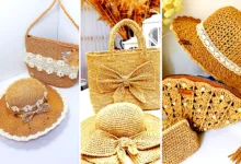 ست کیف و کلاه حصیری (جدیدترین مدل های ترند امسال ۱۴۰۴ - ۲۰۲۵)
