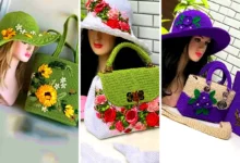 ست کیف و کلاه حصیری رنگی (جدیدترین مدل های ترند امسال ۱۴۰۴ - ۲۰۲۵)