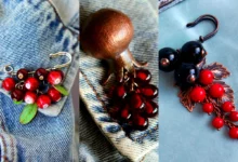 سنجاق سینه شیک اناری (جدیدترین مدل های ترند امسال ۱۴۰۴ - ۲۰۲۵)