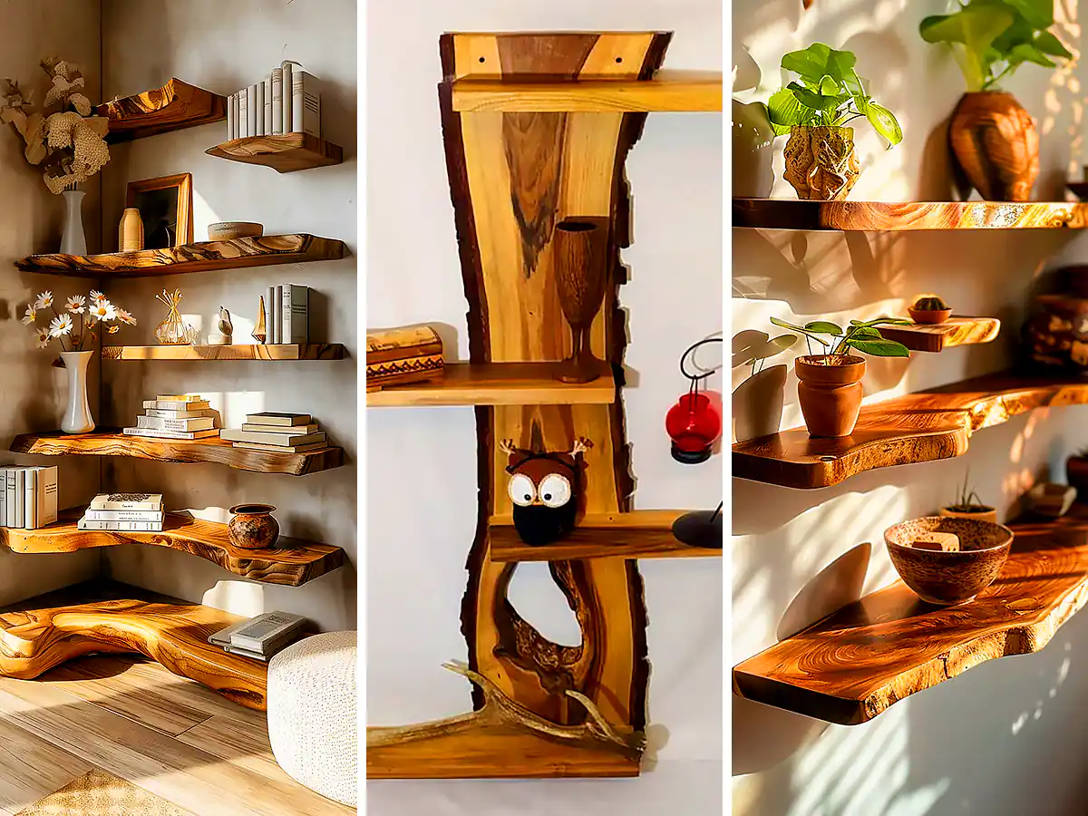 شلف چوبی روستیک (جدیدترین مدل های ترند امسال ۱۴۰۴ - ۲۰۲۵)