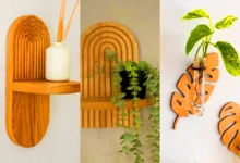 شلف چوبی مینیمال (جدیدترین مدل های ترند امسال ۱۴۰۴ - ۲۰۲۵)