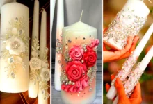 شمع دکوری کریستالی (جدیدترین مدل های ترند امسال ۱۴۰۴ - ۲۰۲۵)
