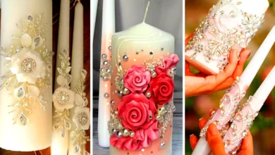 شمع دکوری کریستالی (جدیدترین مدل های ترند امسال ۱۴۰۴ - ۲۰۲۵)