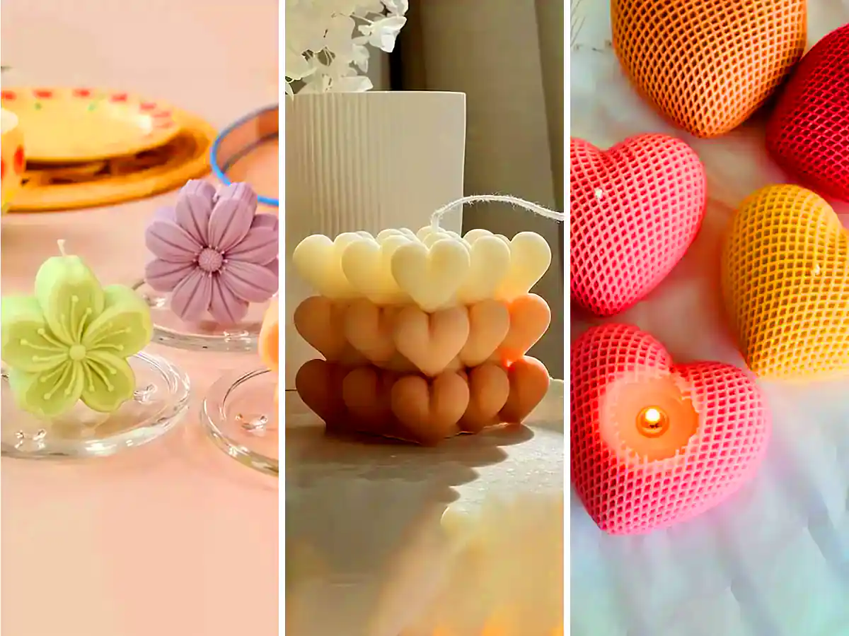 شمع رومیزی دکوری (جدیدترین مدل های ترند امسال ۱۴۰۴ - ۲۰۲۵)