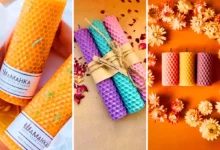 شمع موم زنبوری (جدیدترین مدل های ترند امسال ۱۴۰۴ - ۲۰۲۵)