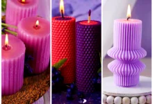 شمع‌های استوانه‌ای شیک (جدیدترین مدل های ترند امسال ۱۴۰۴ - ۲۰۲۵)