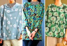 شومیز نخی گلدار زنانه (جدیدترین مدل های ترند امسال ۱۴۰۴ - ۲۰۲۵)
