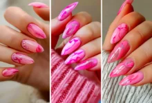 طرح ناخن کوارتز صورتی (جدیدترین مدل های ترند امسال ۱۴۰۴ - ۲۰۲۵)