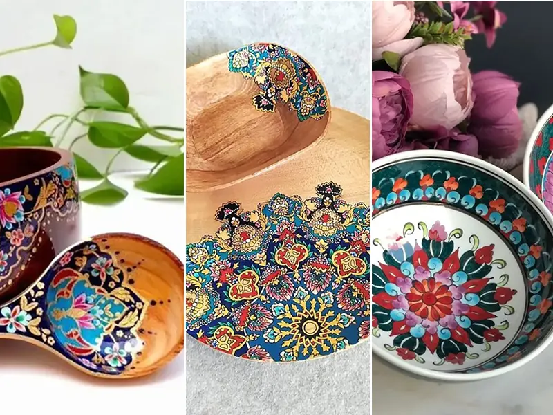 ظروف تذهیبی ایرانی (جدیدترین مدل های ترند امسال ۱۴۰۴ - ۲۰۲۵)