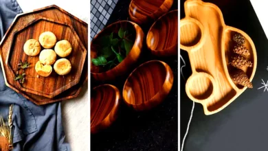 ظروف چوبی لوکس و مدرن (جدیدترین مدل های ترند امسال ۱۴۰۴ - ۲۰۲۵)
