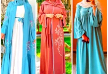 عبا جلو بسته رنگی (جدیدترین مدل های ترند امسال ۱۴۰۴ - ۲۰۲۵)