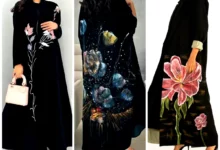 عبا مشکی گلدوزی شده (جدیدترین مدل های ترند امسال ۱۴۰۴ - ۲۰۲۵)