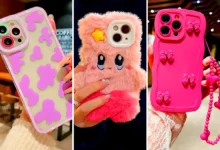 قاب آیفون صورتی دخترونه (جدیدترین مدل های ترند امسال ۱۴۰۴ - ۲۰۲۵)