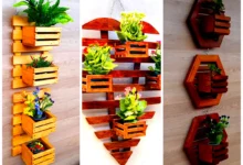 قفسه گل چوبی (جدیدترین مدل های ترند امسال ۱۴۰۴ - ۲۰۲۵)