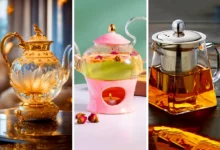 قوری کریستالی شیک و فاخر (جدیدترین مدل های ترند امسال ۱۴۰۴ - ۲۰۲۵)