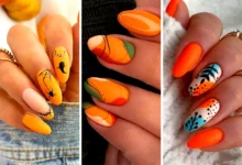 لاکژل نارنجی خوش رنگ (جدیدترین مدل های ترند امسال ۱۴۰۴ - ۲۰۲۵)