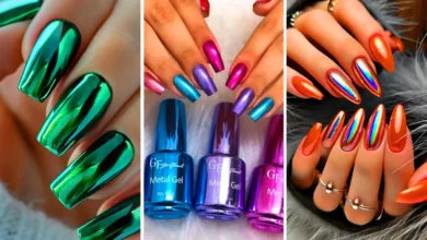 لاکژل‌های متنوع آینه‌ای (جدیدترین مدل های ترند امسال ۱۴۰۴ - ۲۰۲۵)