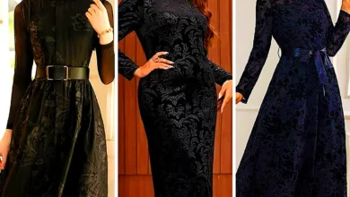 لباس مجلسی مشکی شیک (جدیدترین مدل های ترند امسال ۱۴۰۴ - ۲۰۲۵)