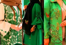 مانتو باکلاس سبز شیک (جدیدترین مدل های ترند امسال ۱۴۰۴ - ۲۰۲۵)