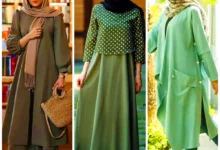مانتو سبز رنگ شیک (جدیدترین مدل های ترند امسال ۱۴۰۴ - ۲۰۲۵)