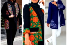 مانتو سوزندوزی دخترونه شیک (جدیدترین مدل های ترند امسال ۱۴۰۴ - ۲۰۲۵)