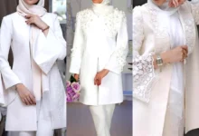 مانتو مجلسی کلاسیک سفید (جدیدترین مدل های ترند امسال ۱۴۰۴ - ۲۰۲۵)