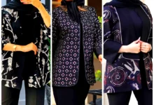 مانتو مشکی مزونی (جدیدترین مدل های ترند امسال ۱۴۰۴ - ۲۰۲۵)