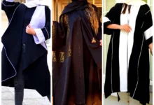 مانتو مشکی کرپ حریر (جدیدترین مدل های ترند امسال ۱۴۰۴ - ۲۰۲۵)
