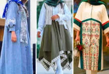 مانتو نخی خرجکار سنتی (جدیدترین مدل های ترند امسال ۱۴۰۴ - ۲۰۲۵)