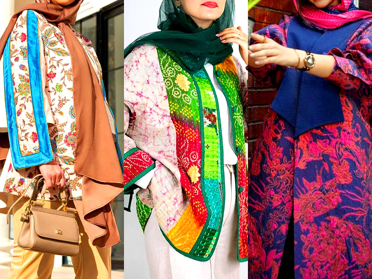 مانتو ژاکارد رنگی و شاد (جدیدترین مدل های ترند امسال ۱۴۰۴ - ۲۰۲۵)