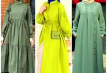 مانتو کرپ اسکاچی سبز (جدیدترین مدل های ترند امسال ۱۴۰۴ - ۲۰۲۵)