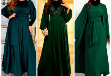 ماکسی سبز سلطنتی (جدیدترین مدل های ترند امسال ۱۴۰۴ - ۲۰۲۵)