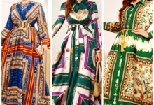 ماکسی طرحدار ساحلی (جدیدترین مدل های ترند امسال ۱۴۰۴ - ۲۰۲۵)