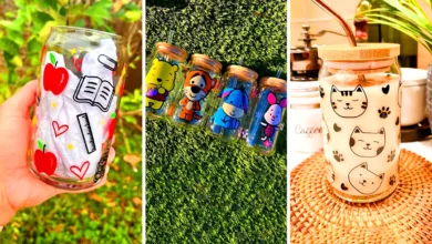 ماگ شیشه‌ای ساده و جذاب (جدیدترین مدل های ترند امسال ۱۴۰۴ - ۲۰۲۵)