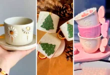 ماگ و زیرلیوانی سرامیکی (جدیدترین مدل های ترند امسال ۱۴۰۴ - ۲۰۲۵)