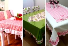 مدل رومیزی پارچه ای برای نوعروس ها (جدیدترین مدل های ترند امسال ۱۴۰۴ - ۲۰۲۵)