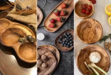 مدل ظروف چوبی بامبو (جدیدترین مدل های ترند امسال ۱۴۰۴ - ۲۰۲۵)