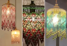 مدل لوستر کریستالی رنگی (جدیدترین مدل های ترند امسال ۱۴۰۴ - ۲۰۲۵)