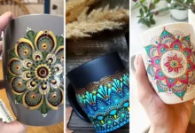 مدل ماگ طراحی شده با داتینگ (جدیدترین مدل های ترند امسال ۱۴۰۴ - ۲۰۲۵)