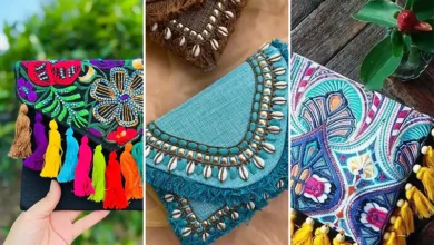 مدل های کیف زنانه جواهردوزی با طرح سنتی (جدیدترین مدل های ترند امسال ۱۴۰۴ - ۲۰۲۵)