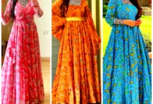 مدل پیراهن گل گلی حریر (جدیدترین مدل های ترند امسال ۱۴۰۴ - ۲۰۲۵)